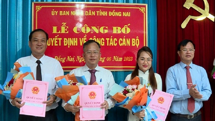 UBND tỉnh Đồng Nai trao quyết định bổ nhiệm Phó hiệu trưởng trường Đại học Đồng Nai